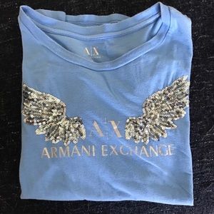 Armani Exchange Sequence Angel Wing Tee